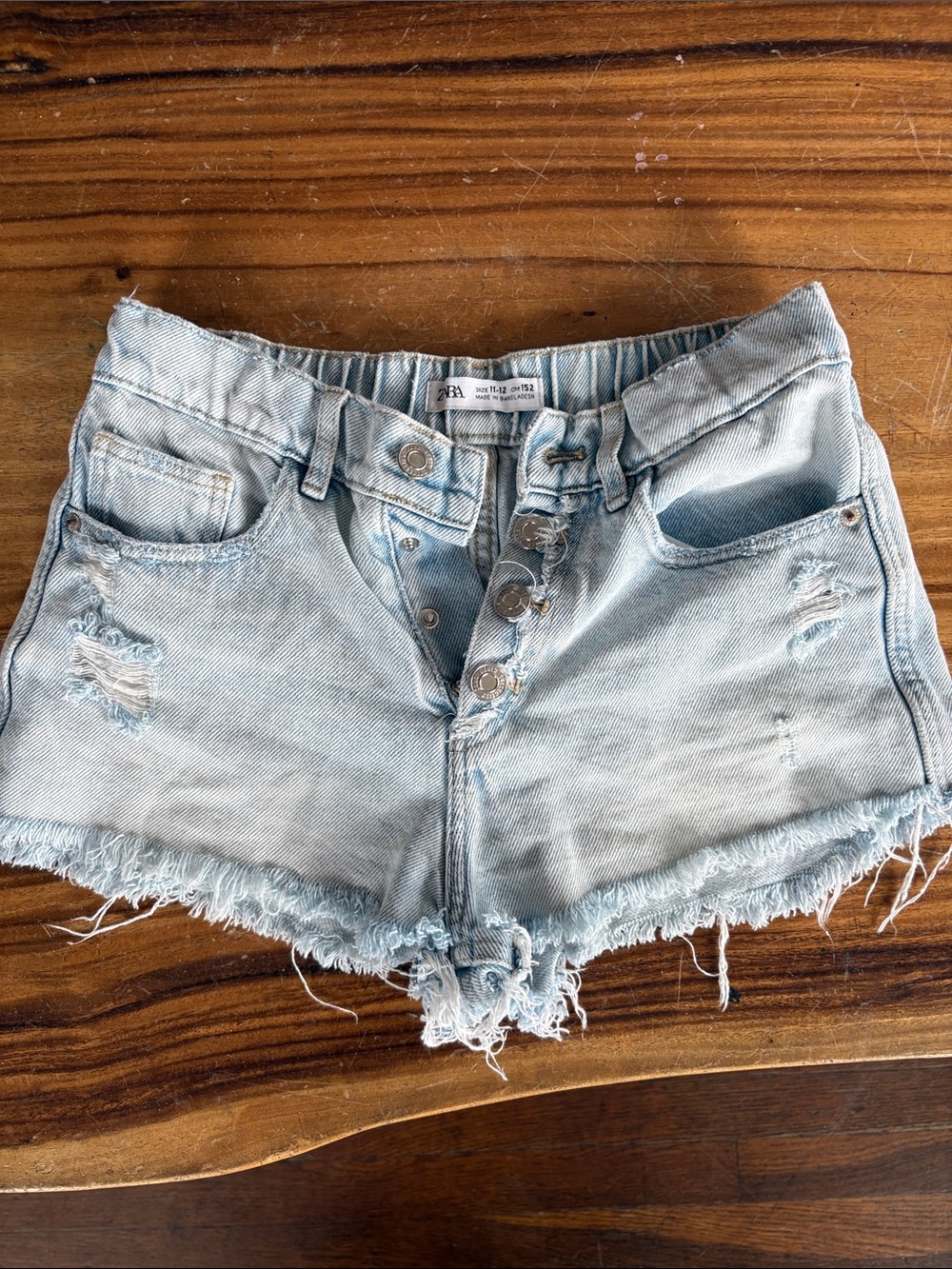 ZARA Girl’s Size 11-12 Denim Shorts